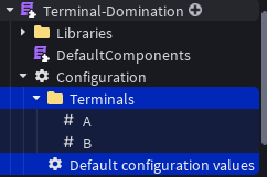 Configure the terminal